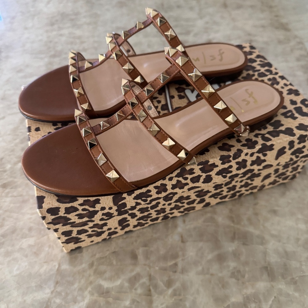 French Sole Tuckernuck Siel Studded Sandal 8.5